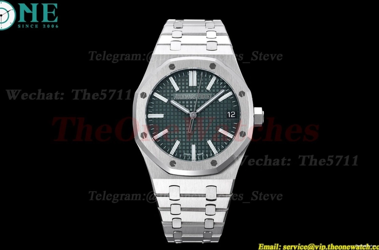 SS A4302 Mod MPF Oak Royal 41mm 15500 SS Green 0519